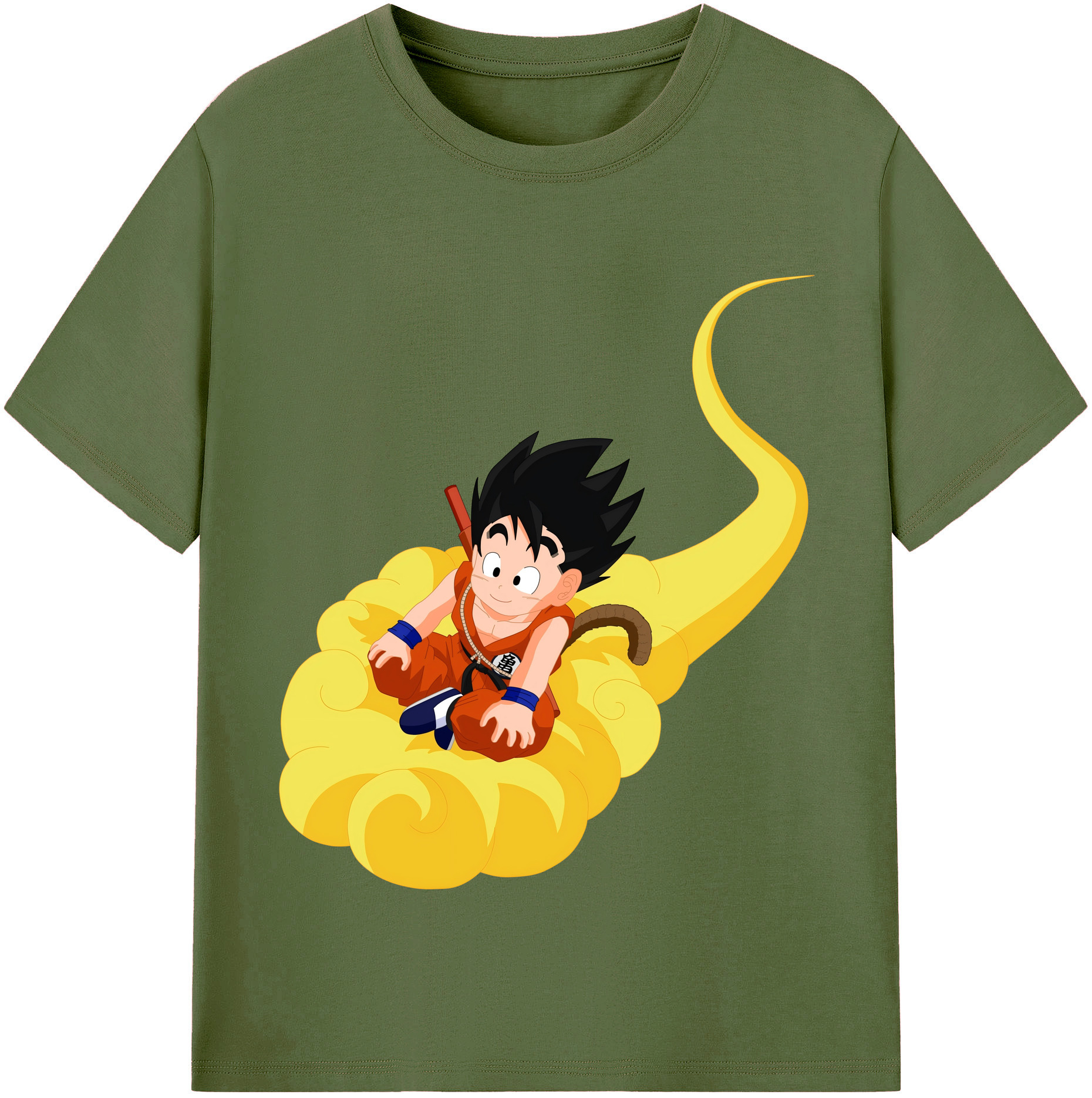 （画像用） ドラゴンボール 孫悟空（そん ごくう）Son Goku カカロット DRAGON BALL Kakarotto 綿100％半袖Tシャツ（フロントプリント）